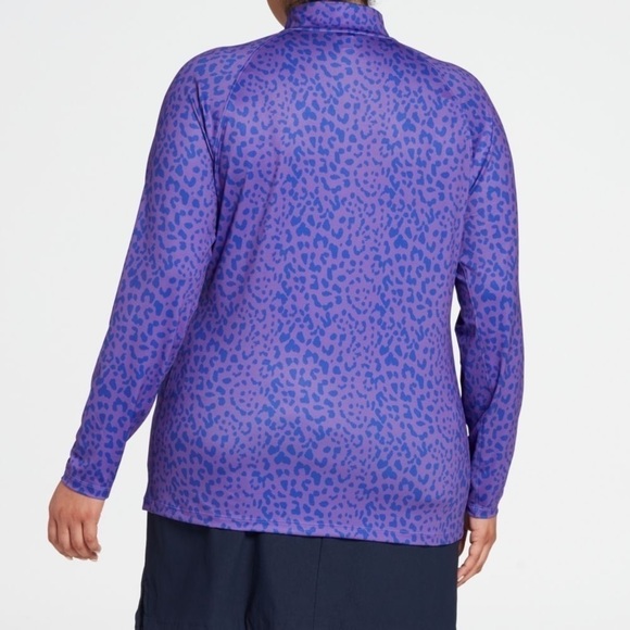 Lady Hagen New With Tags Activewear Training Exercise Long Sleeve Tee Half Zip - Picture 10 of 13